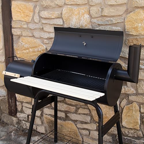 Aktive Barbecue A Carbonella Con Termometro, Metallo, 116X61X106 Cm, Include Sistema Di Ventilazione E Camino, 2 Ruote Per Un Facile Trasporto, Progettato Per Barbecue All'aperto, Bbq (52899) - 3