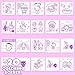 Hello Kitty and Friends Color Motion Animation Tablet - Turn Drawings Into Kitty With 20 Design Inserts, Coloring Markers, Drawing Pad, Sanrio Stuff, Sketch Pad, 8