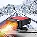 Car Heater,12V 200W Portable Fast Heating Defroster 2 in 1 Automobile Windshield Fast Heaters Car Heater That Plugs into Cigarette Lighter for Car, SUV, Trucks (Red Black)