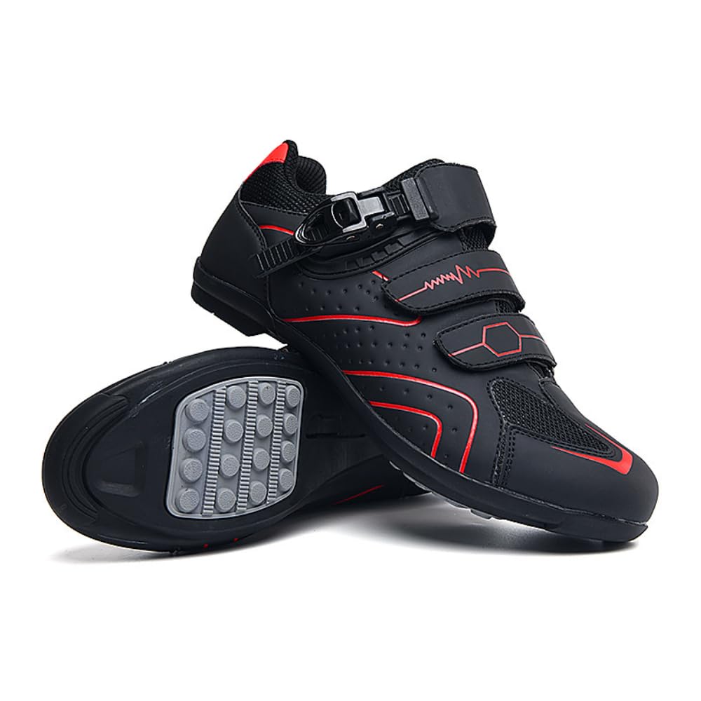 Radschuhe Für Damen Und Herren Atmungsaktive Fahrradschuhe Mit Rutschfester Gummisohle rutschfeste Flatpedal-Trainingsschuhe Für Rennrad, Mountainbike Und Indoor-Spin