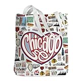 DURABILITY: Our tote bag is made of natural waterproof canvas materials, washable, great stitching inside allowing the bag to hold up enough bearing capacity. With two reinforced long handles that it's convenient for you to carry in hand or wear on s...