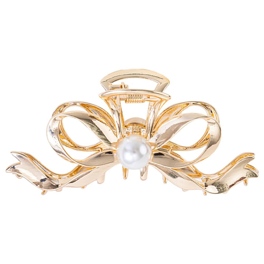 Healeved Jumbo Hair Claw Clip with Bow Design Large Hair Clamp for Thick Styling Lightweight Comfortable Accessory for Women Everyday Use