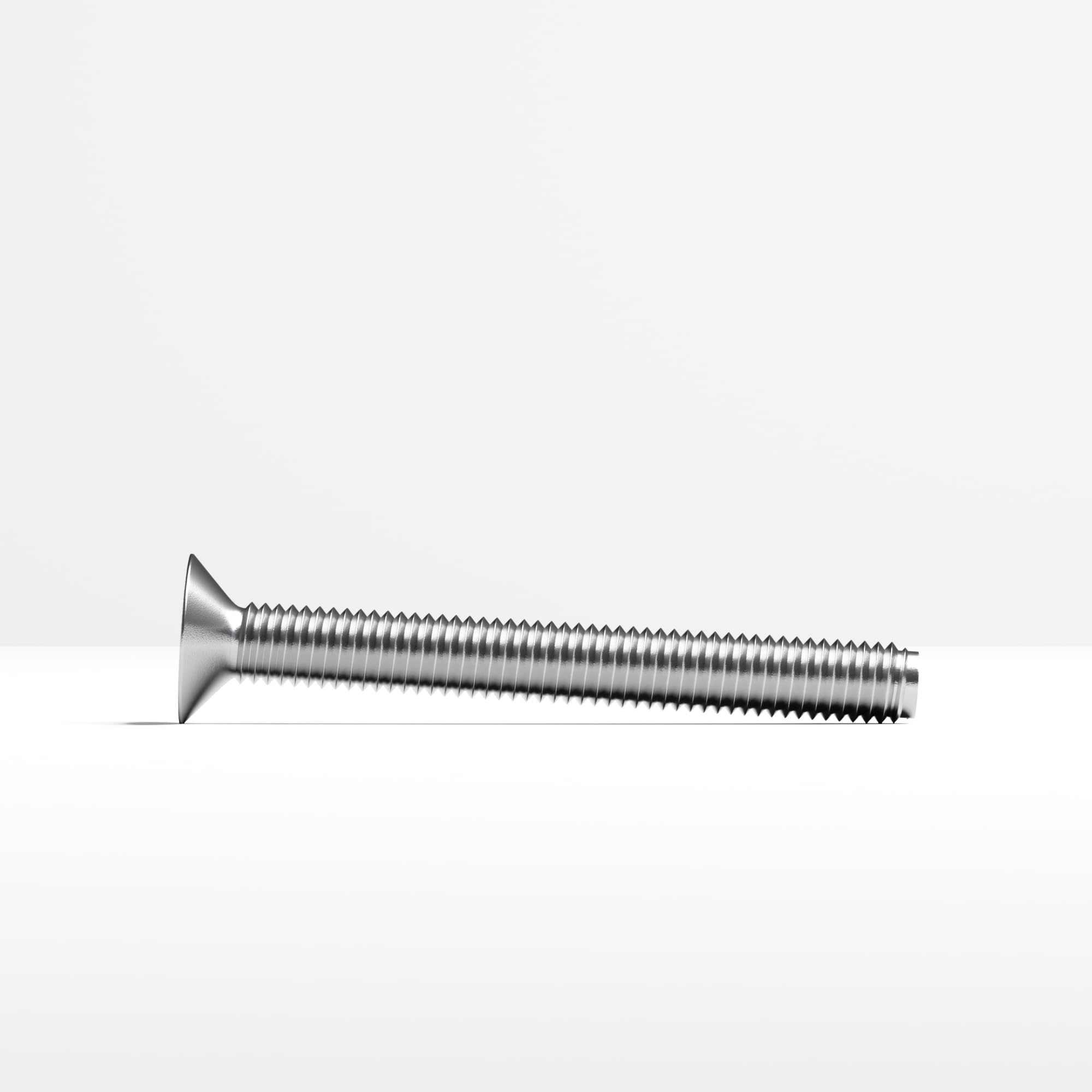 Tornillo de cabeza avellanada M5 x 40mm de acero inoxidable de primera calidad - DIN 7991 - paquete de 50 - hexágono interior - Ideal para proyectos industriales y domésticos - A2 V2A VA