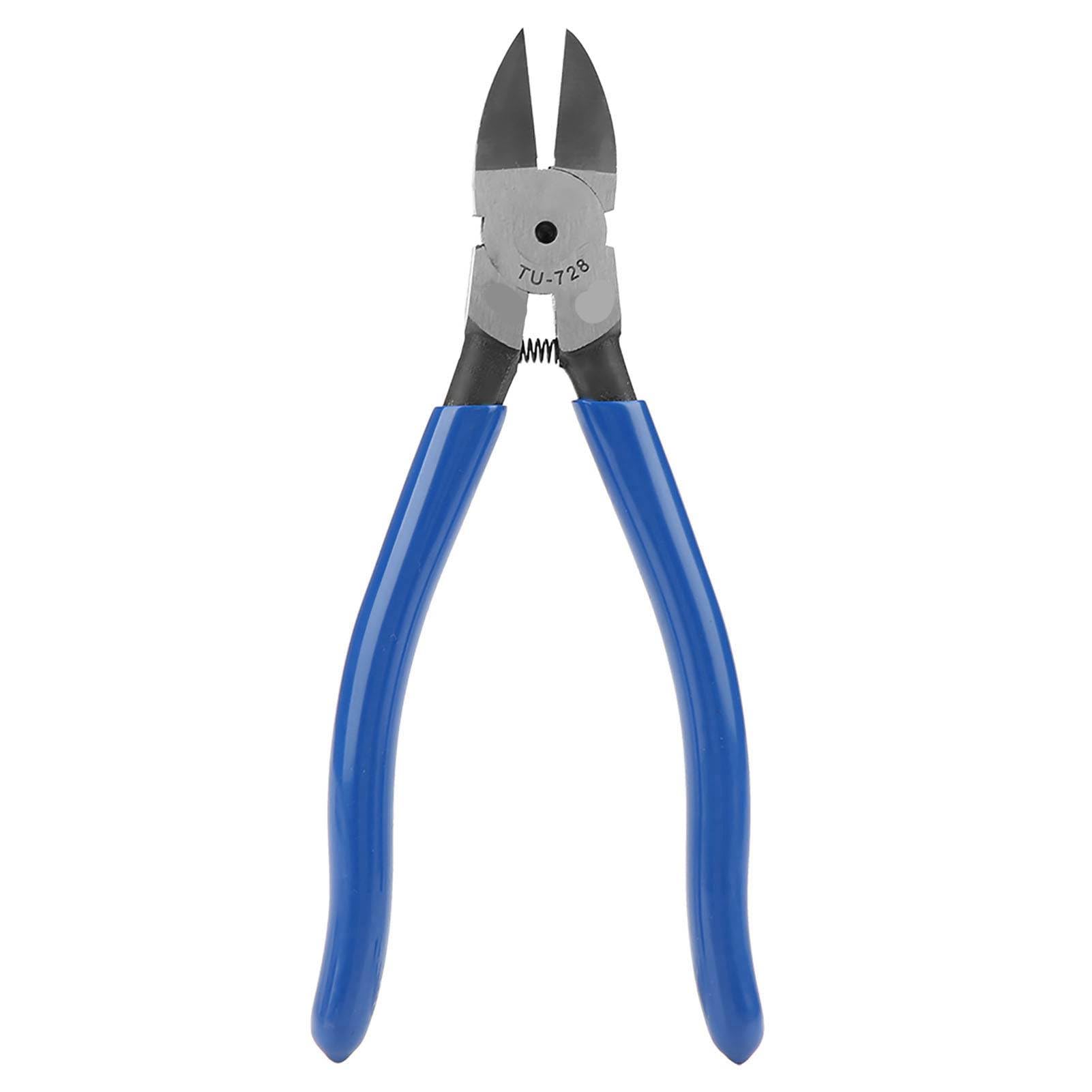 Pinza Diagonale in Acciaio Blu, Tronchesini per Cavi, Tronchesi per Cavi, per Officina Domestica