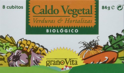 Granovita Caldo Vegetal Bio Condimento - 8 Cubitos - [Pack De 3]