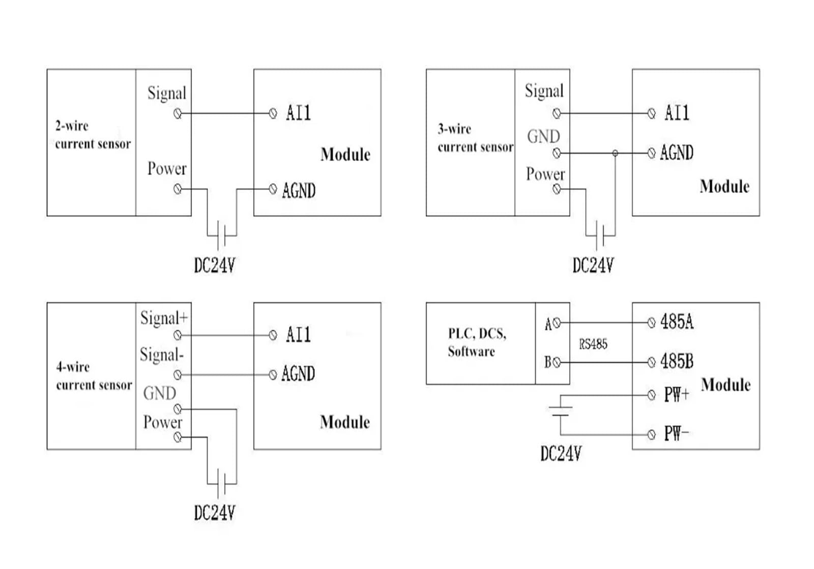 Modulo I/O Remoto EBYTE 8 Ingressi Digitali, RS485 RJ45, Acquisizione Switch Analogico Modbus