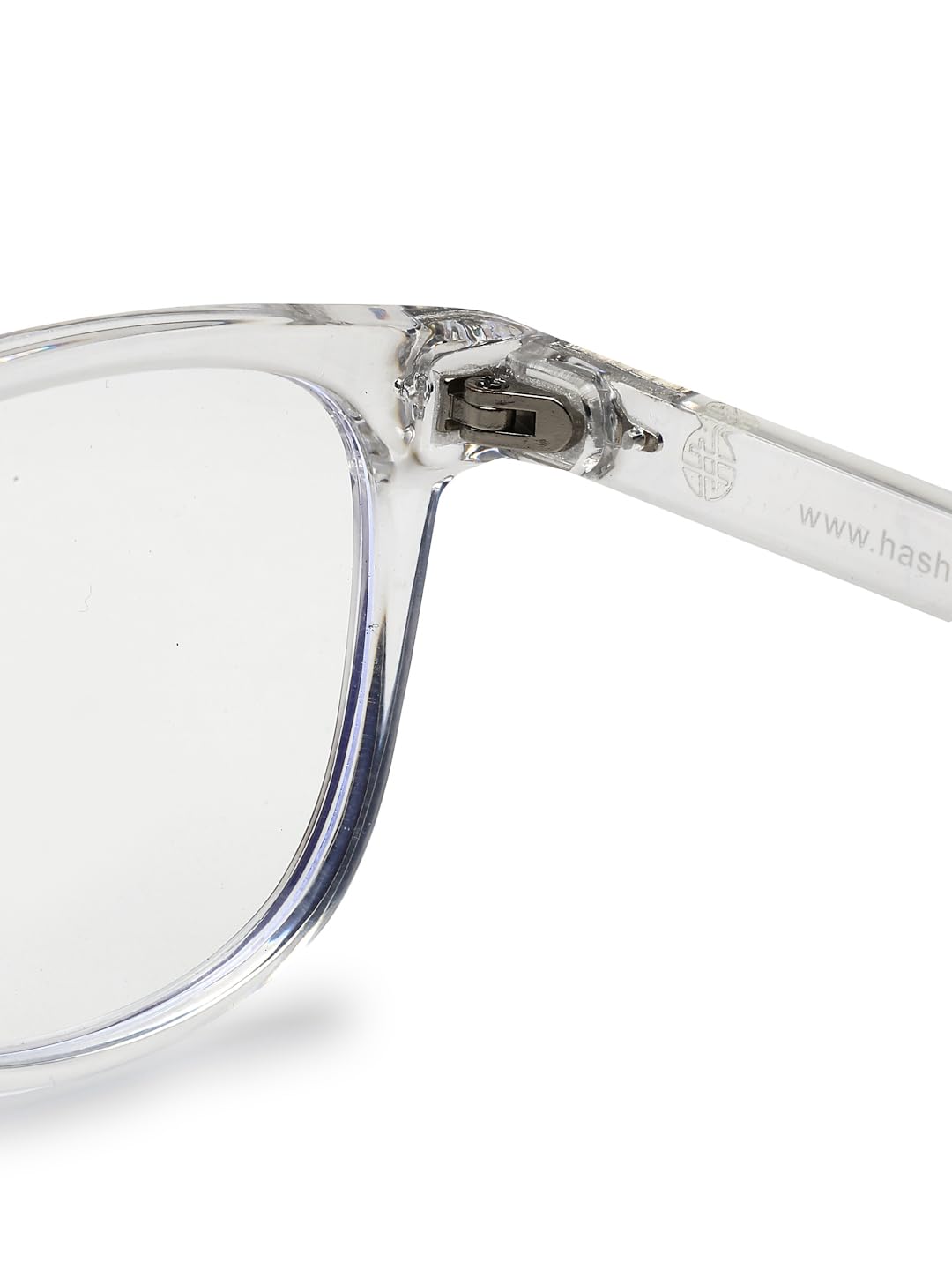 HASHTAG EYEWEAR Blue Light Blocking Glasses Square Eyeglasses for Eye Protection | Sunglasses For Men & Women | Eyeglasses For Anti-blue & Anti eyestrain | Small (Tranparent, Small) 3