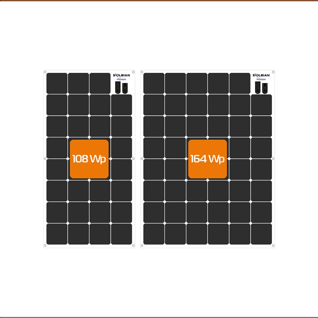 Amazon.com : Solbian Semi-Flex Solar Panel SunBender Series SB47
