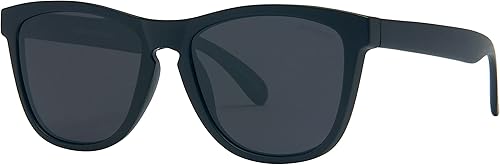 Miniatura 3 de PZ - Gafas de sol cuadradas polarizadas con marco transparente para mujer y hombre - Lente de espejo de color con protección UV - Retro Sports Beach