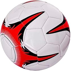 Balón brillante pelota de fútbol de entrenamiento o partido medida 2 blanco para niños diámetro 15 cm 4 Balón brillante pelota de fútbol de entrenamiento o partido medida 2 blanco para niños diámetro 15 cm