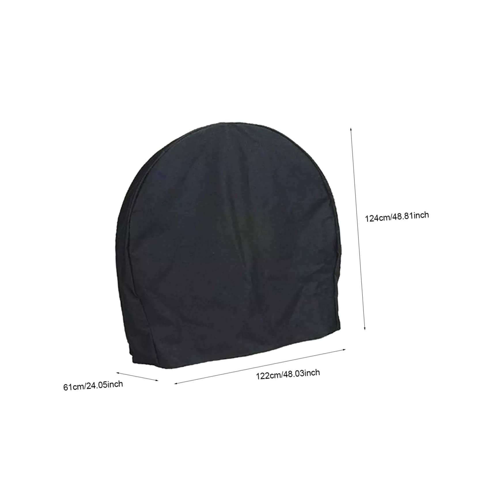 ibasenice Heavy Duty Fireproof Cover Waterproof Firewood Cover Oxford Cloth Outdoor Fire Pit