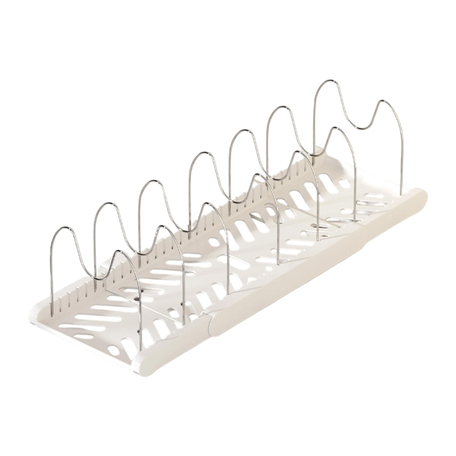 Kalttoy Under Shelf Cookware Rack Expandable for Pots, Trays & Kitchen Utensils Storage Space Saving Cabinet Cookware Rack