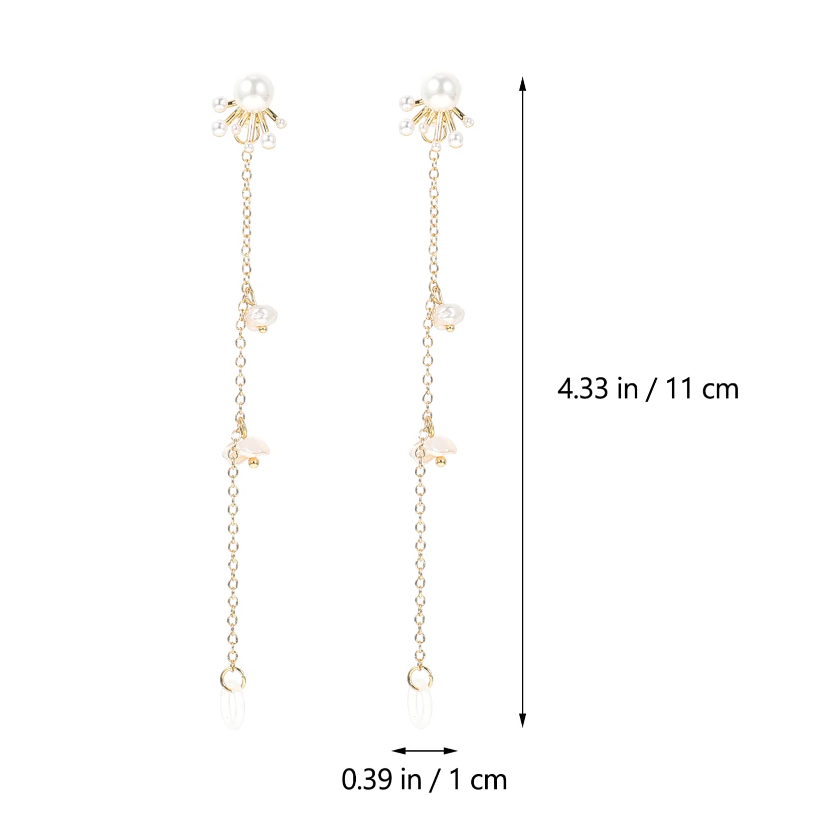 OSALADI 5piezas Cadena Decorativa para Auriculares Inalámbricos Strap Anti-pérdida De Rinestones Compatible Diversos Modelos De Earpiece