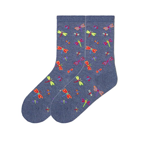 Image of K. Bell Women's Fun American Classics Crew Socks (1-Pack)