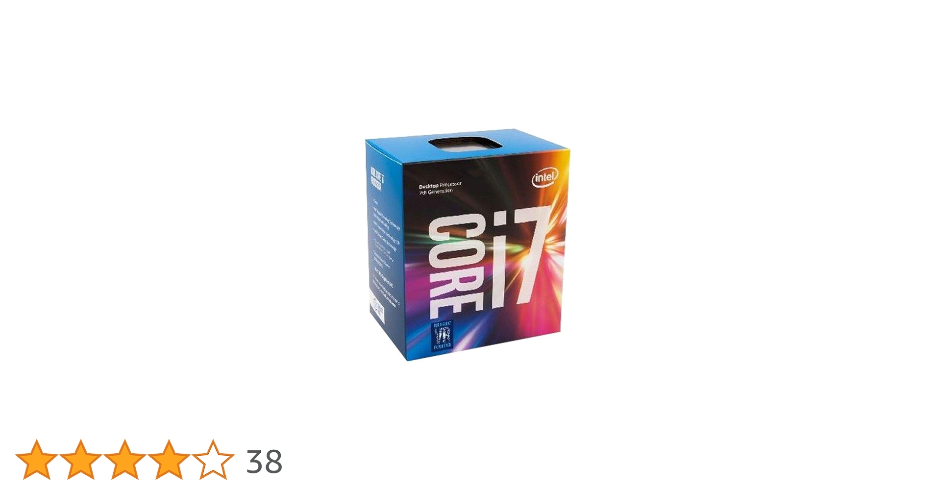 Intel Core i7-7700 3.6 GHz QuadCore 8 MB Cache CPU - Black