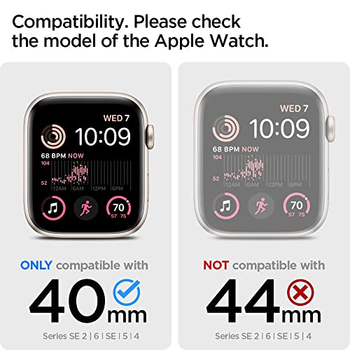 Image of Spigen Liquid Air Pro Soft Silicone Sports Band Designed for Apple Watch Series 6 /SE /5 /4 (40mm) Band with Case
