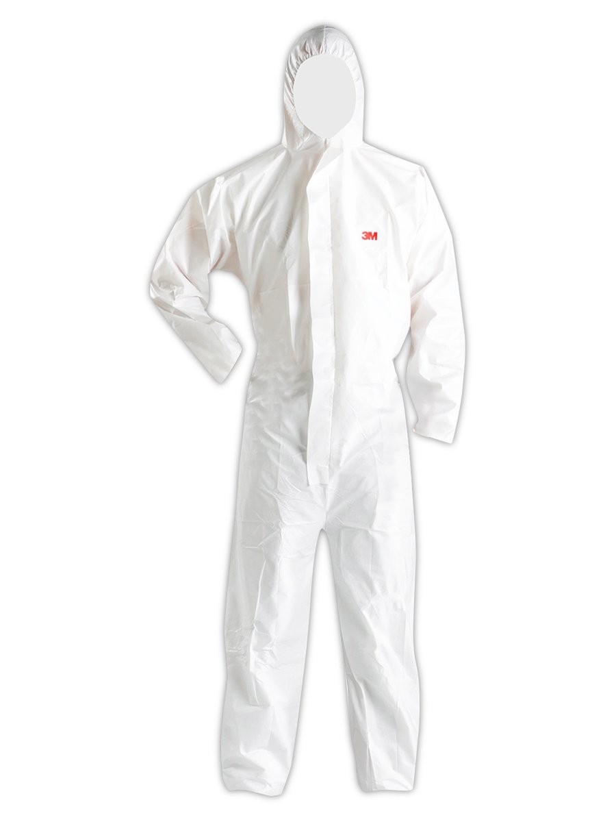 3M 00051131497900 4510 - Mono protector desechable con revestimiento antiestático, XXXL, blanco, 25