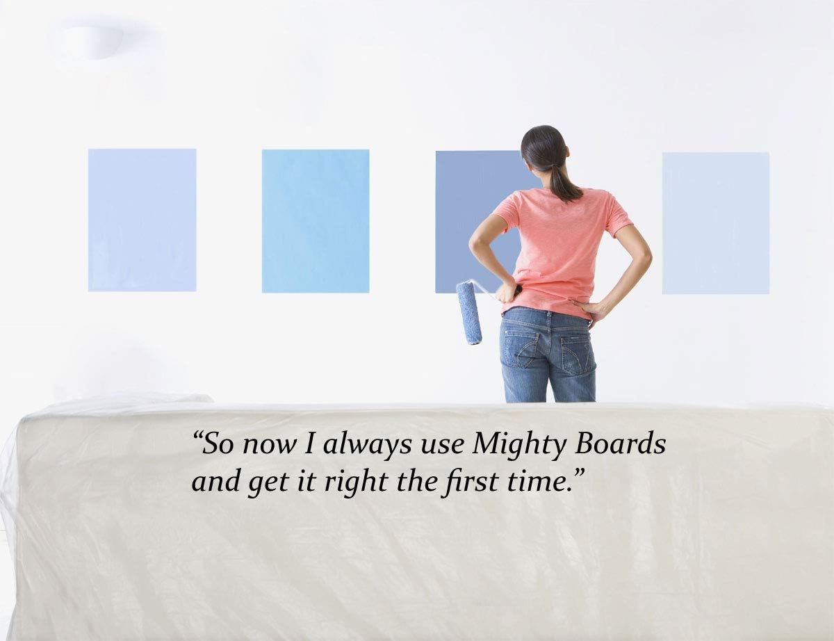 Large Paint Sample Boards for Testing Paint Colors 6 Pack