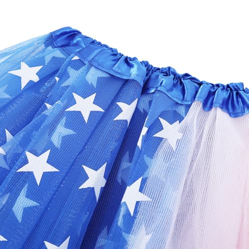 Women's 5-Layer Tulle Tutu Skirt, Adult Dance Ballet Tulle Dress,Teens Halloween Cosplay Running Tutu
