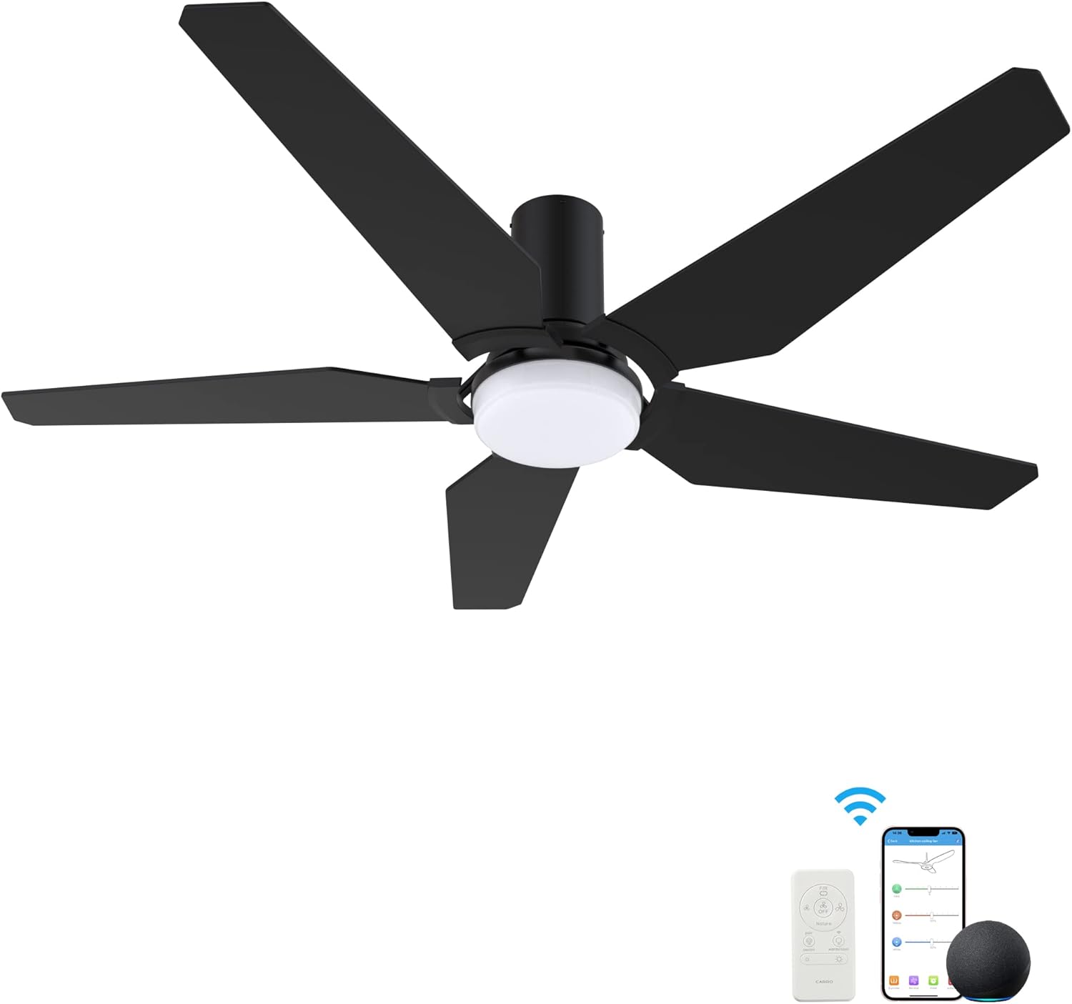 52 Inch Ceiling Fan with Lights,Indoor and Outdoor Liberia Ubuy