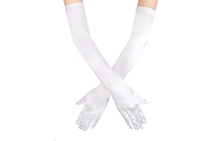 Rouge the Bat Long Elbow Satin Gloves for Cosplay
