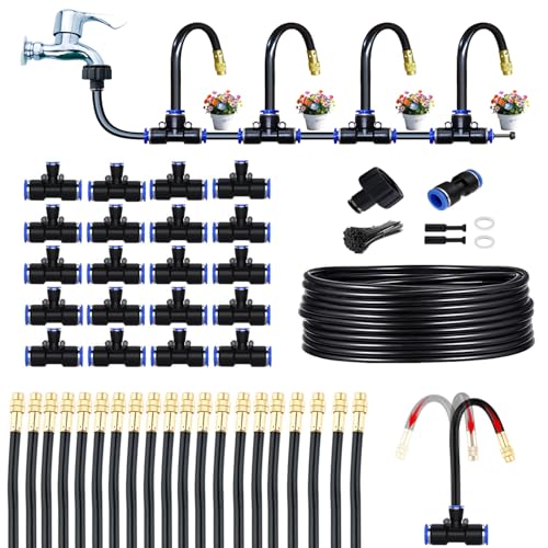 Heyxire 65FT 360&deg; Adjustable Drip Irrigation System for Garden