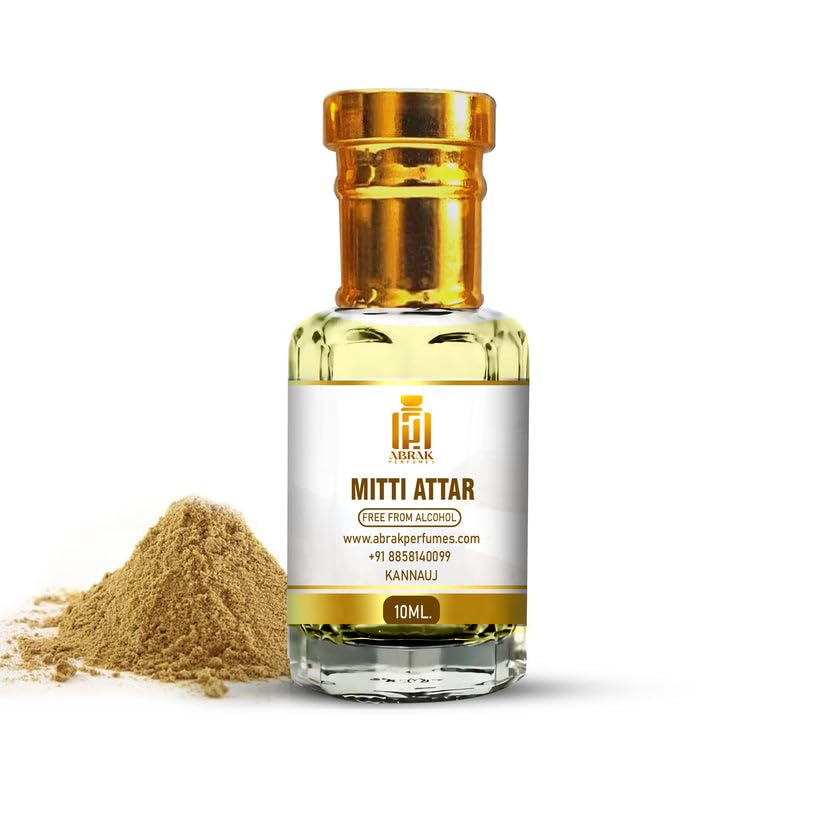Abrak Mitti Attar (First Rain Smell) | Authentic Essence of Earthy Aroma from First Rain of the Season | Nostalgic Scent of Childhood Memories | 10ml |