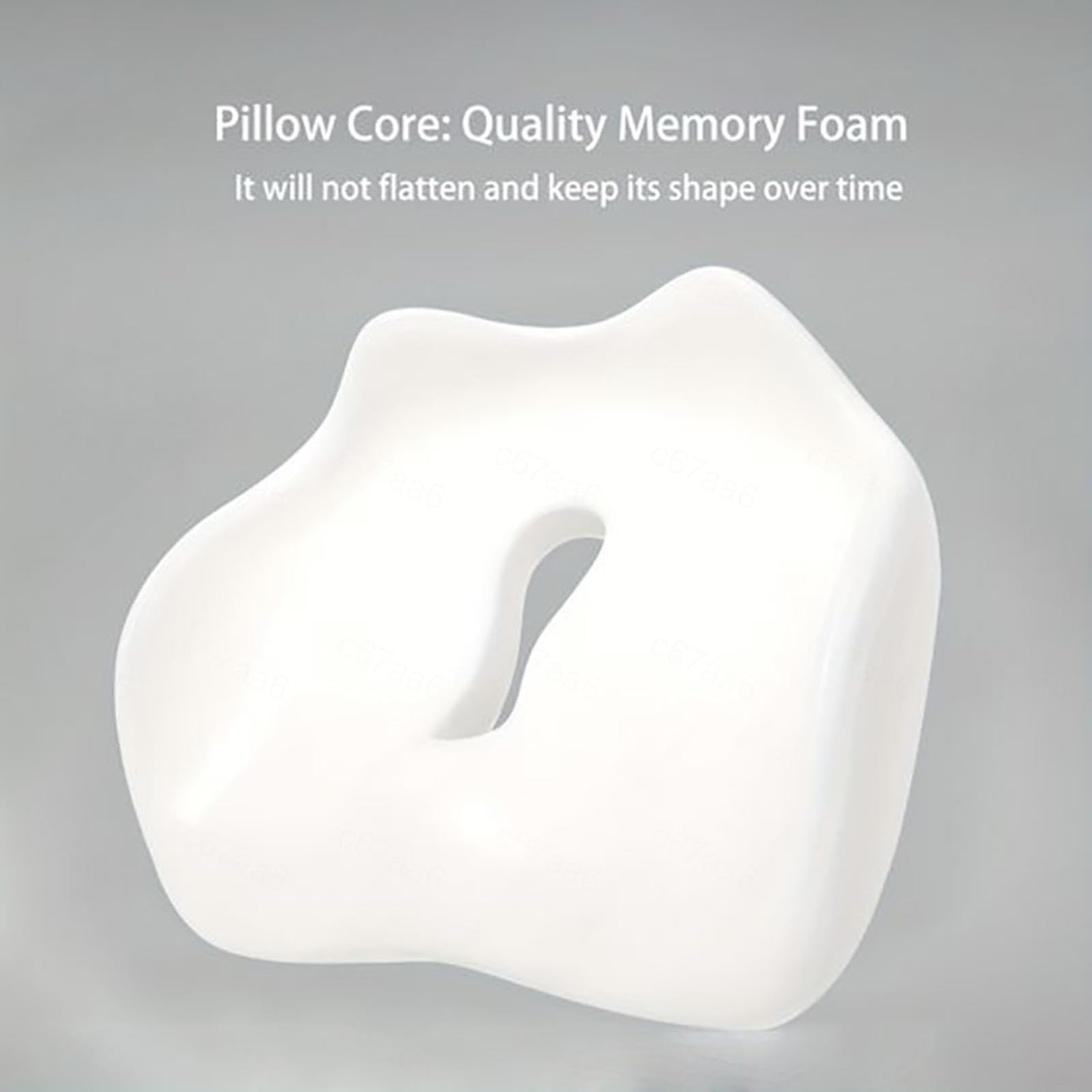 HAZARA Cojín Antiescaras, Cojin Espalda Lavable Ergonómico, Cojín De Asiento para Largas Horas Sentadas En La Oficina,Automóvil,A-Blue