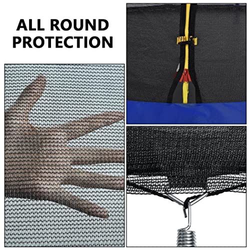Filet de protection trampoline 3,06 m de haut à installation facile - 3