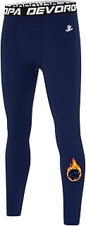 DEVOROPA Compression Leggings: Fleece Lined