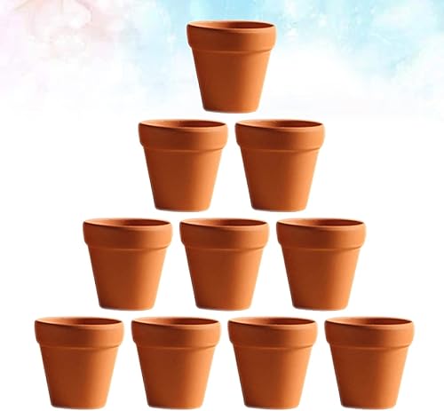 Miniatura 7 de TOYANDONA 60 plantas de jardín, decoración para el hogar, arcilla y agujero, con macetas cactus × cm de cerámica, flores de cotta de
