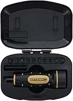 Wheeler Manual Firearms Accurizing Torque Wrench with Inch/Pounds Measurement, Bits and Storage Case for Scope Mounting, Gunsmithing and Maintenance