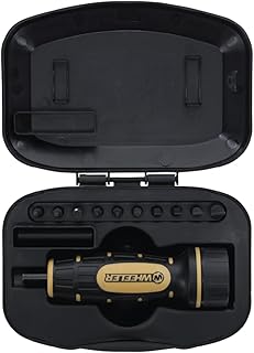 Wheeler Manual Firearms Accurizing Torque Wrench with Inch/Pounds Measurement, Bits and Storage Case for Scope Mounting, Gunsmithing and Maintenance