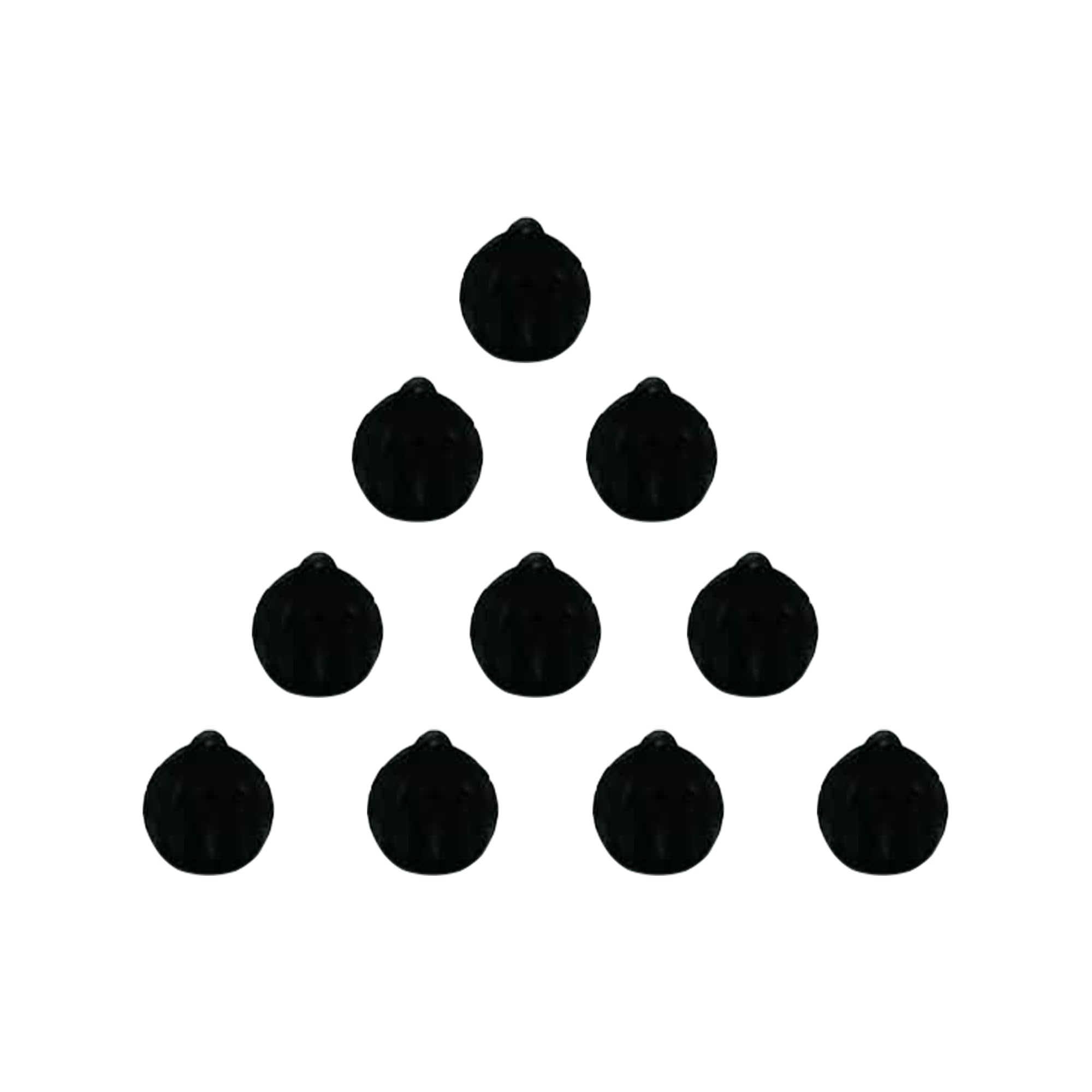 Widex Compatible Round Ear Tip Hearing Aid Domes, Pack of 10 Two Vent Domes