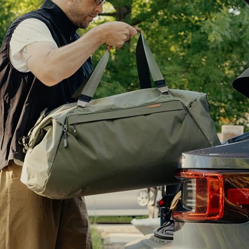 Image of Peak Design Travel Duffel 80L, Black, Extra-Wide Single Zip Access, Weatherproof Shell, 4 External Pockets, Fits Packing Cubes & Camera Cubes, Ideal for Longer Trips, Versatile Duffel Bag for Travel