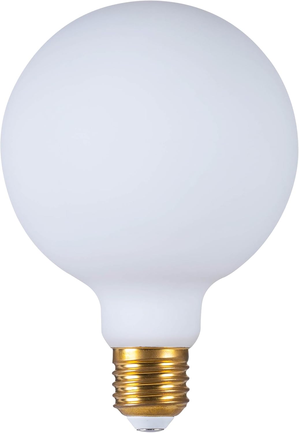 SD LUX Oversized LED Light Bulb 12W 1800LM (Eqi. 150W) Vintage Large Globe Edison Bulb E26 Milky Glass for Home Office Kitchen Bedroom Living Dining Room,1 Pack (Day Light 5000K, G125White-New)