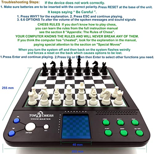 Top 1 Chess T1C Electronic Chess Set | Chess Set For Kids And Adults | Voice Chess Computer Teaching System thumb #4
