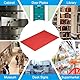 PATIKIL 6x10 Zoll Eloxierte Aluminiumblech, 3 Stück Laserplatten Gravur Rohlinge 0,5MM Dünn Rechteck für Basteln DIY Haus Lasergravur, Rot