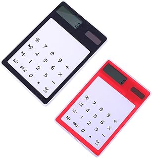 WATIIFUFU 2Pcs Calculadora Ultrafina Mini Calculadoras Calculadora De Bolso Pequeno Ferramentas De Calculadora De Mesa Para Crianças Calculadora De Escritório Calculadora Ultrafina Caderno