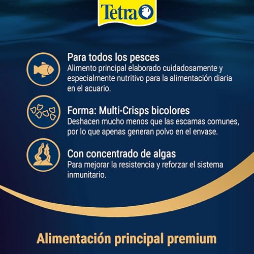 Tetra Pro Algae Multi-Crisps evita la desnutrición de los peces con valor óptimo 6