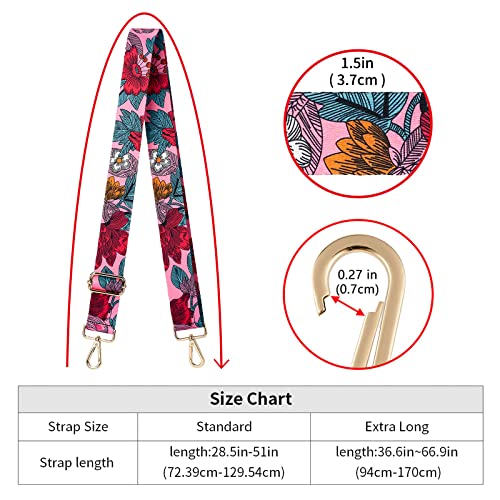 Image of ZOOEASS Wide Shoulder Strap Adjustable Replacement Belt Crossbody Canvas Bag Handbag