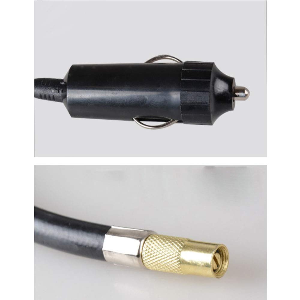 Amazon | 電動空気入れ ゲージ100サイ12Vエアーコンプレッサーポンプ車