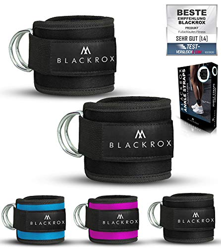 BLACKROX Fußschlaufe Kabelzug - - Ankle Straps - Training - Sport Gewichtsmanschette - Windsurfen -...
