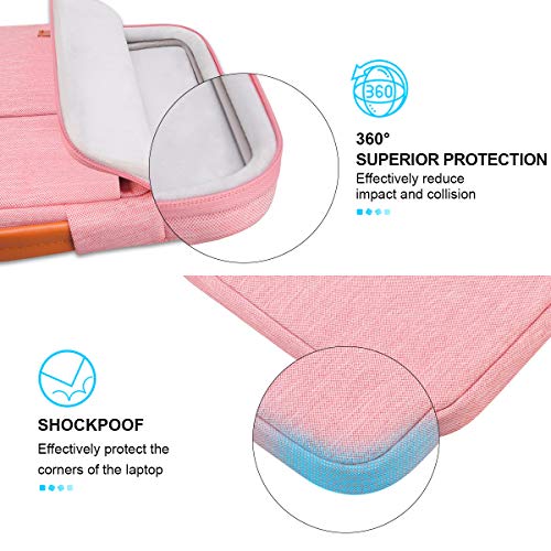 Lacdo 360° Protective Laptop Sleeve Case for 15 inch New MacBook Air M5/A3448 2026, M4 A3241 2025/M3 A3114/M2 A2941 2024-2023 - Image 3