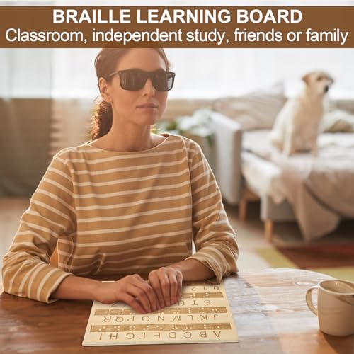 Wood-Braille-Alphabet-Board-Braille-Alphabet-and-Number-Board-Raised-Dots-Braille-Fingerboard-Montessori-Educational-Tool-Teaching-Aid-for-All-Ages-Braille-Games-Toys-Gifts