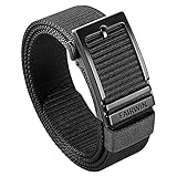 FAIRWIN Ratchet Belts for Men, Golf Web Belt for Jeans with Automatic Buckle Adjustable Tactical Nylon Men's Belt