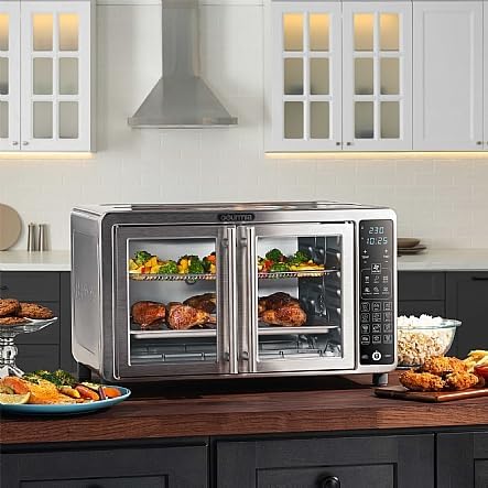 Miniatura 3 de Gourmia Horno tostador con freidora de aire digital XL con puertas francesas de un solo tirador