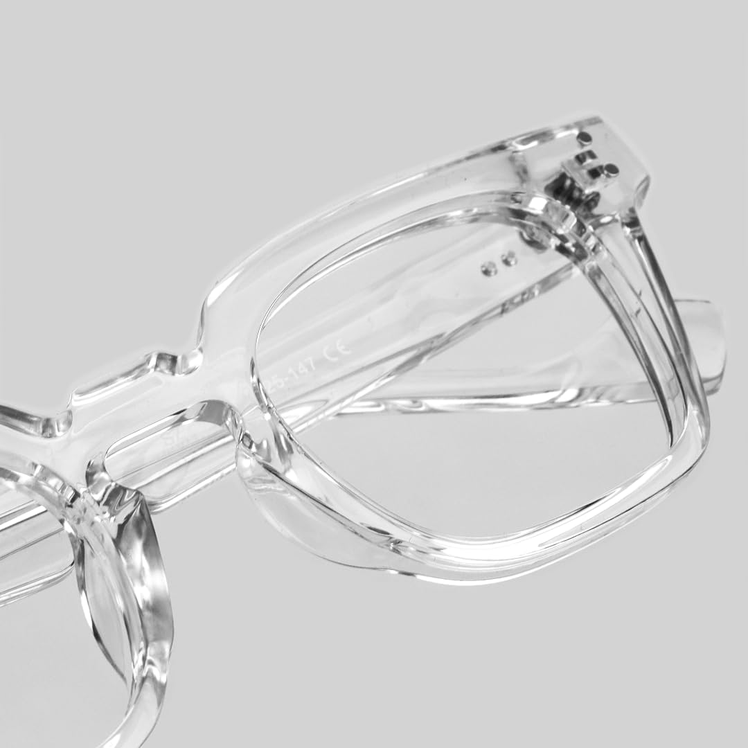 SAM AND MARSHALL TETRAGONON Eyeglasses I Light Weight Frames I Polycarbonate Frame I Prescription Friendly Glasses I Men & Women - Image 5 thumbnail