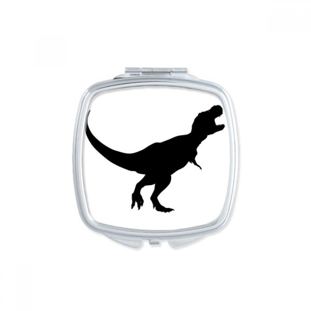 Miroir de poche à la main dinosaure pour vos retouches maquillage au bureau ou en voyage