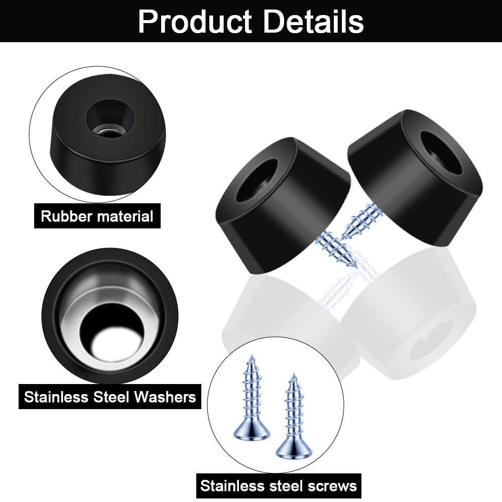 KOZOY Rubber Feet Screwable - Image 3